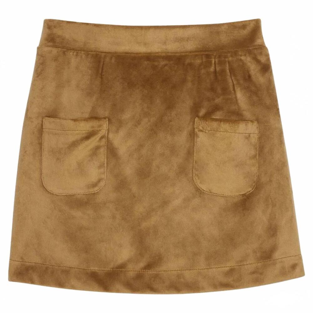 NEW BISBY girl's mini skort in brown